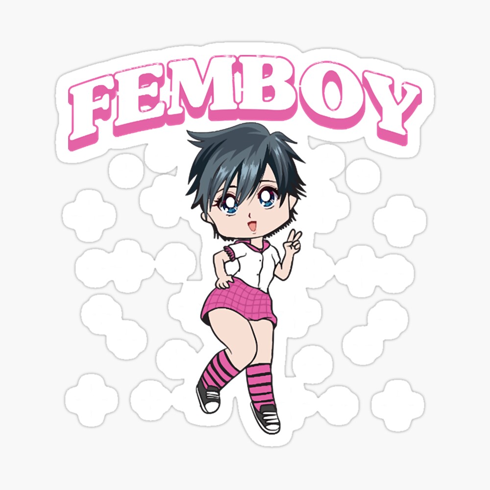 Kawaii Femboy Chibi Anime Boy Sissy LGBT Weeb 