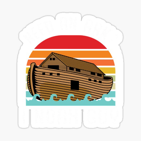 Item preview, Need an Ark I Noah Guy Vintage Funny Christian Pun Humor  designed and sold by cambreighc.