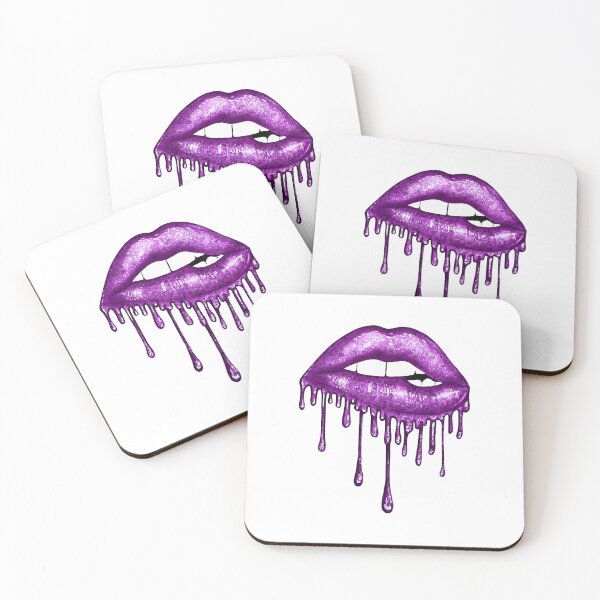 Item preview, Goteo de labios morados designed and sold by ezemannan.