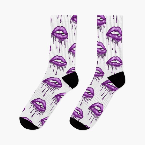 Item preview, Goteo de labios morados designed and sold by ezemannan.