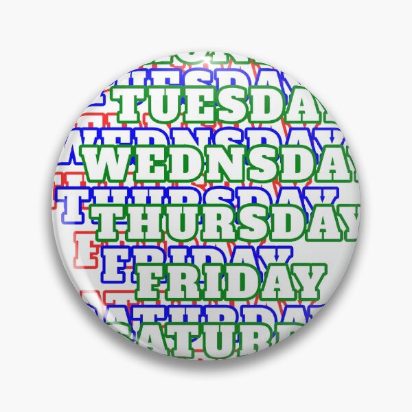 Item preview, Weekdays designed and sold by Kreative4.