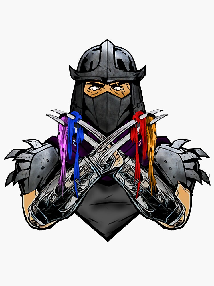 TMNT - Shredder Sticker for Sale by FalChi