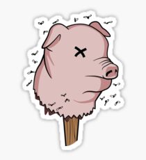 Lord of the Flies Pig Head Sticker