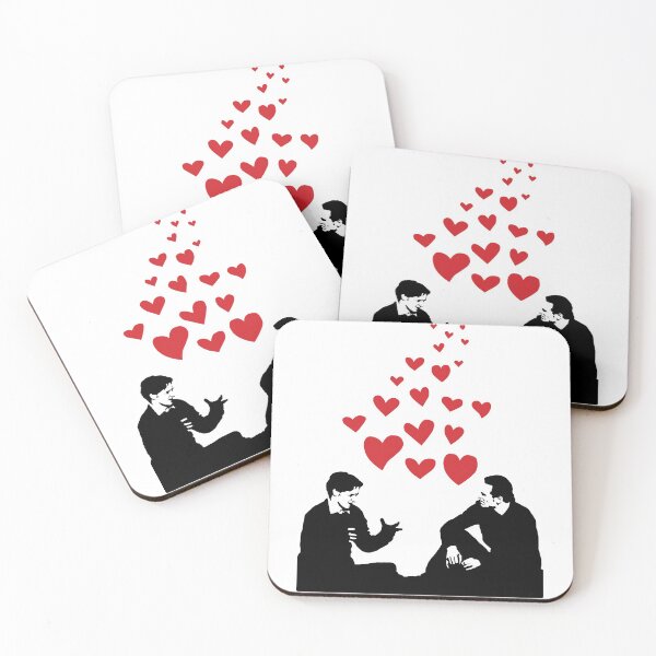 Item preview, Famous people James McAvoy Prize Events Cherik in the Field with Hearts designed and sold by JamesCompanion.