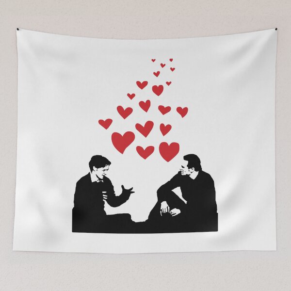 Item preview, Famous people James McAvoy Prize Events Cherik in the Field with Hearts designed and sold by JamesCompanion.