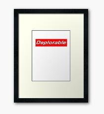 red deplorable Framed Print