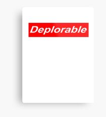 red deplorable Metal Print