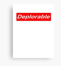 red deplorable Canvas Print
