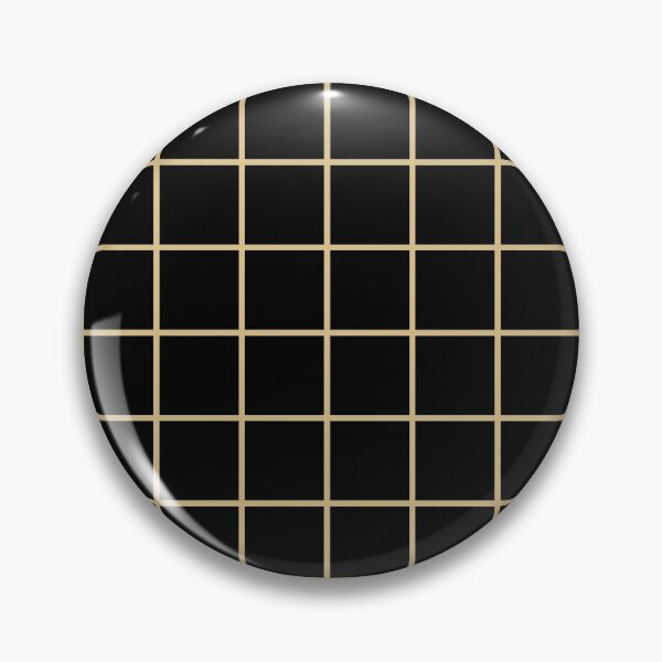 Item preview, Copy of Gold Grid, Golden Grid, simplicity, geometric, Black Is Beautiful, Black And Gold,Black Square designed and sold by bubbley2021.