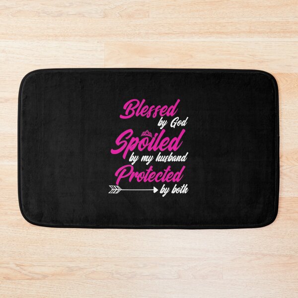 Item preview, Blessed By God Spoiled By My Husband Protected By Both Tee designed and sold by slinkardru.