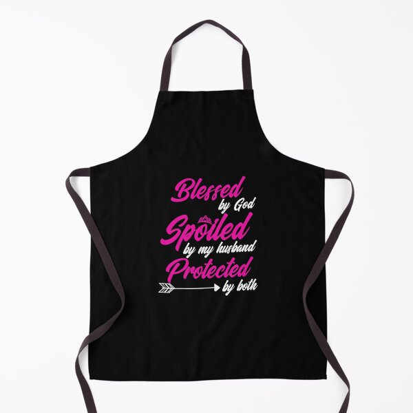 Item preview, Blessed By God Spoiled By My Husband Protected By Both Tee designed and sold by slinkardru.