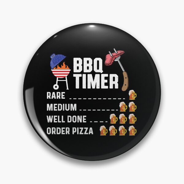 Item preview, BBQ Timer Funny Barbecue Master Grill Pun Grilling Joke  designed and sold by kowenkeledji.