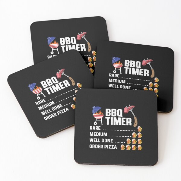 Item preview, BBQ Timer Funny Barbecue Master Grill Pun Grilling Joke  designed and sold by kowenkeledji.