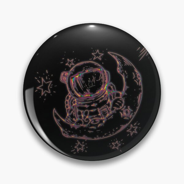 Item preview, Peace Astronaut on a Crescent Moon designed and sold by Atouke.