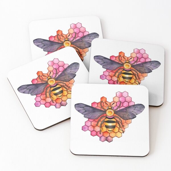 Item preview, Honeycomb Bee designed and sold by EverIris.