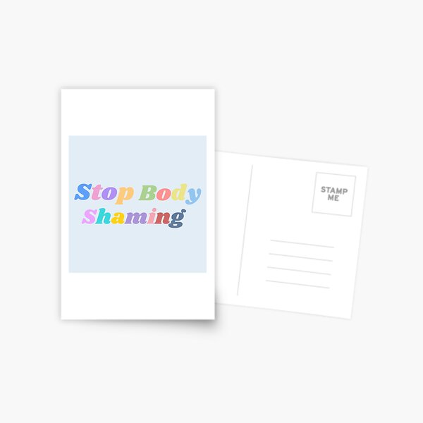 Stop Pretending That Fat and Ugly are synonyms Postcard for