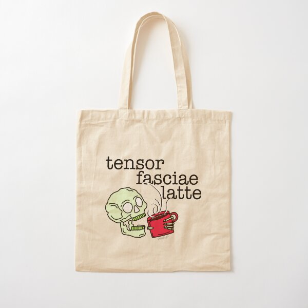 Tensor Fasciae Latte Tote Bag | Osteohustle Cotton Tote Bag