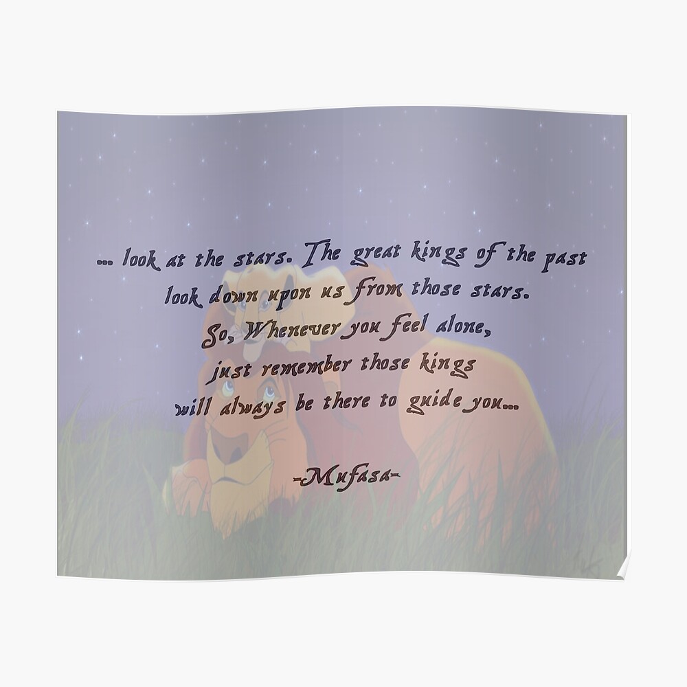 Lion King Quote Art Print For Sale By Brandihelman Redbubble