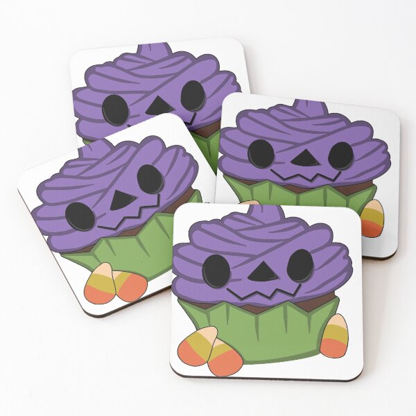 Item preview, Purple cupcake Halloween  designed and sold by mommaKart.