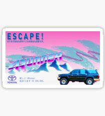 Vaporwave 4Runner Advertisement Sticker