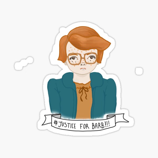 Justice for Barb Sticker for Sale by anatomyautumnal