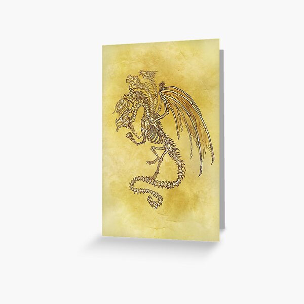 5x Dragon Greeting Card