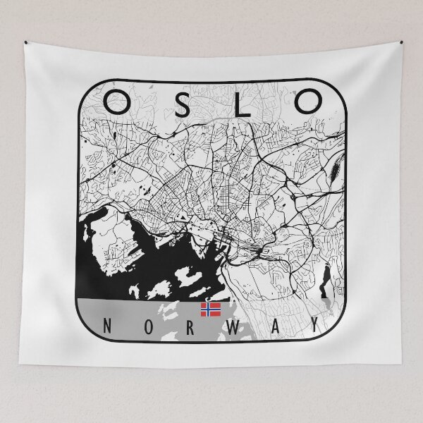 Item preview, OSLO MAP NORWAY designed and sold by hatimelhag.