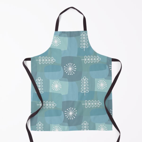 Item preview, Vintage look print in blues and greens designed and sold by MHen.