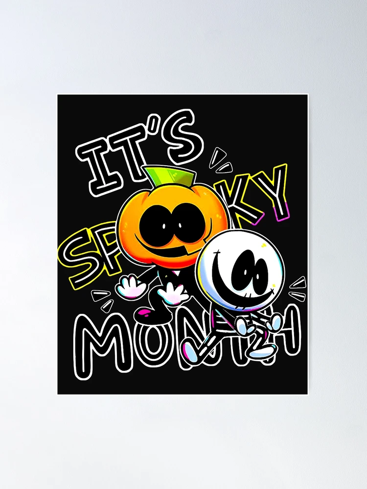 FNF It's a Spooky Month, Skid and Pump, cartoon SVG - Doomsvg