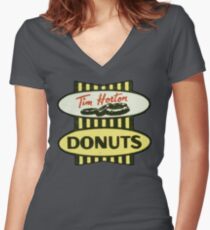 Tim Horton's OG Women's Fitted V-Neck T-Shirt