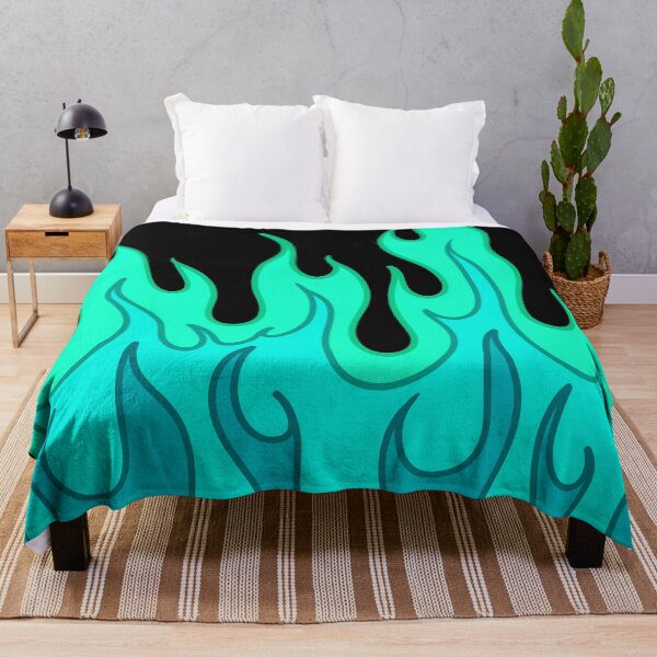 Item preview, Stylish Teal Green Flames! designed and sold by KelseyLovelle.
