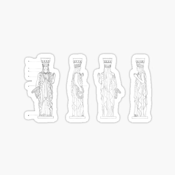 Item preview, Caryatid Elevations designed and sold by HammerPen.