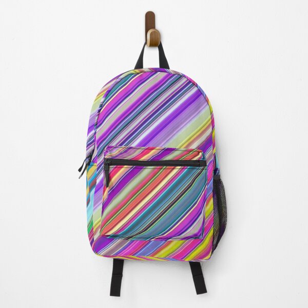 Item preview, Retro Abstract Rainbow Stripes Pattern, Green, Yellow, Orange, Purple, Red, Blue, Green Stripes Pattern designed and sold by silviaol.