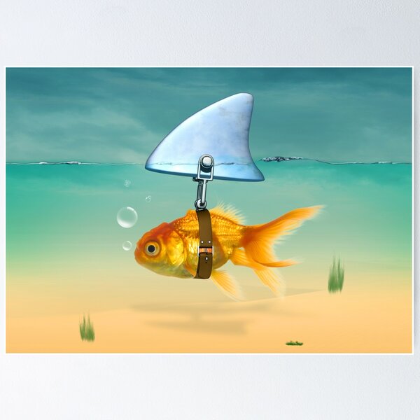 Fish Fishing Joke Gag Comic Fisherman Funny Cartoon Digital Art by