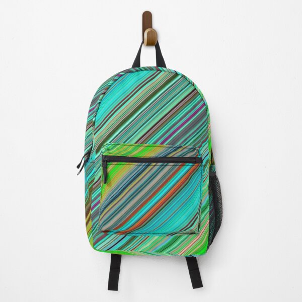 Item preview, Abstract Multicolor Stripes Pattern. Trendy Mixed Colors Striped Print designed and sold by silviaol.