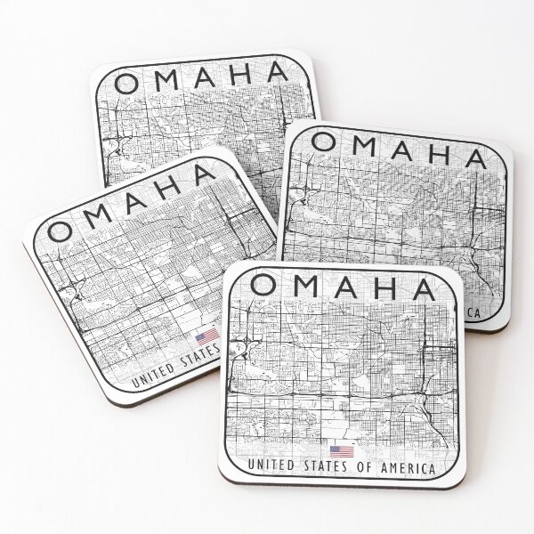 Item preview, OMAHA MAP USA designed and sold by hatimelhag.
