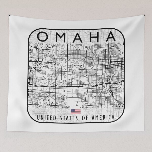 Item preview, OMAHA MAP USA designed and sold by hatimelhag.