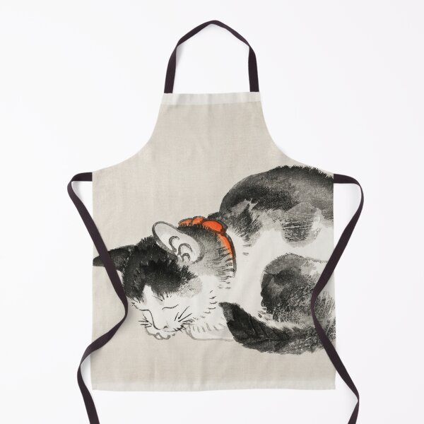 Item preview, Sleeping cat by Kōno Bairei (1844-1895) designed and sold by FideliDesigns.