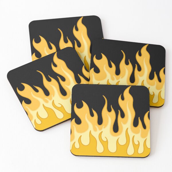 Item preview, Stylish Bright Yellow Flames! designed and sold by KelseyLovelle.