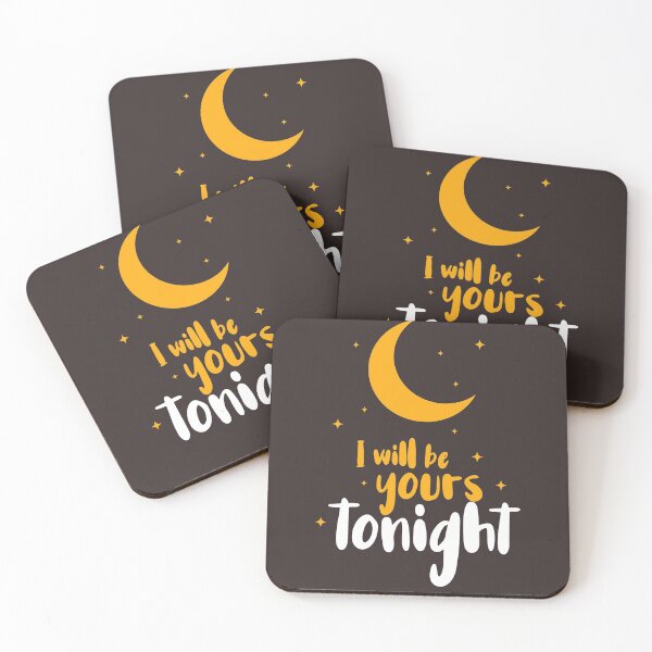 Item preview, I will be yours Tonight; Moon Tee Best for Couple Shirt   designed and sold by falkmerch.