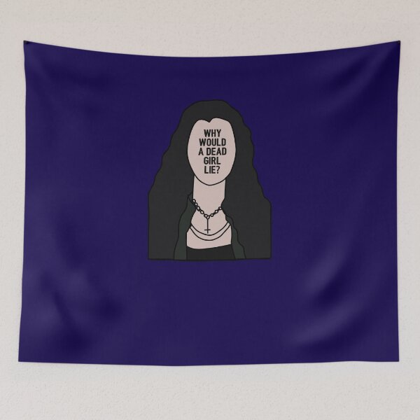 Item preview, Why would a dead girl lie? Hannah Baker Sticker designed and sold by Ayarat Burke.