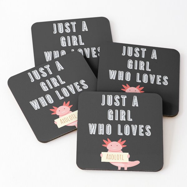 Item preview, Just A Girl Who Loves Axolotls designed and sold by aniicreates.