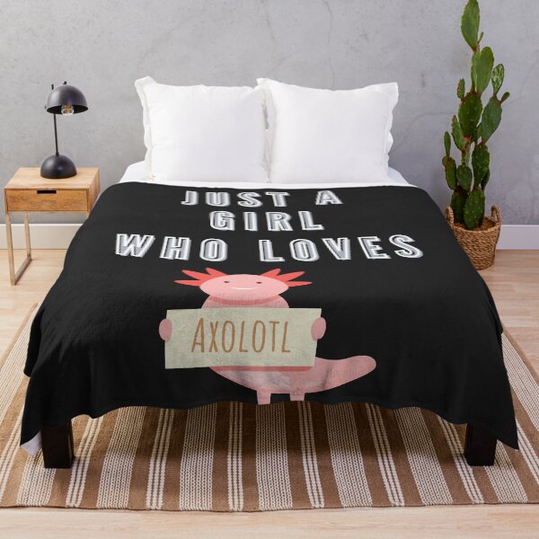 Item preview, Just A Girl Who Loves Axolotls designed and sold by aniicreates.