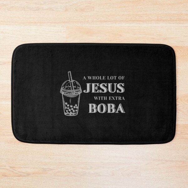 Item preview, A Whole Lot of Jesus With Extra Boba in Gray designed and sold by HCLeeKimmie.