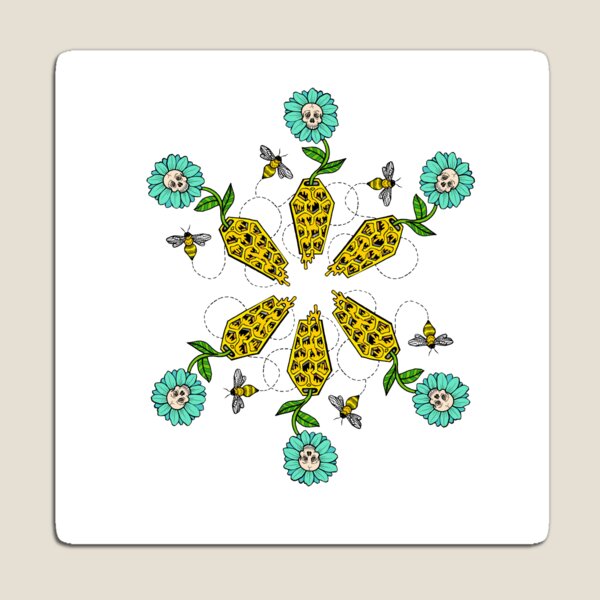 Item preview, Honeycomb Coffin - Flower Pattern designed and sold by LeftHandedLenya.