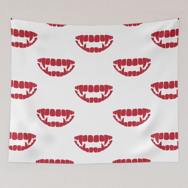 Item preview, scary teeth face mask        designed and sold by ezemannan.