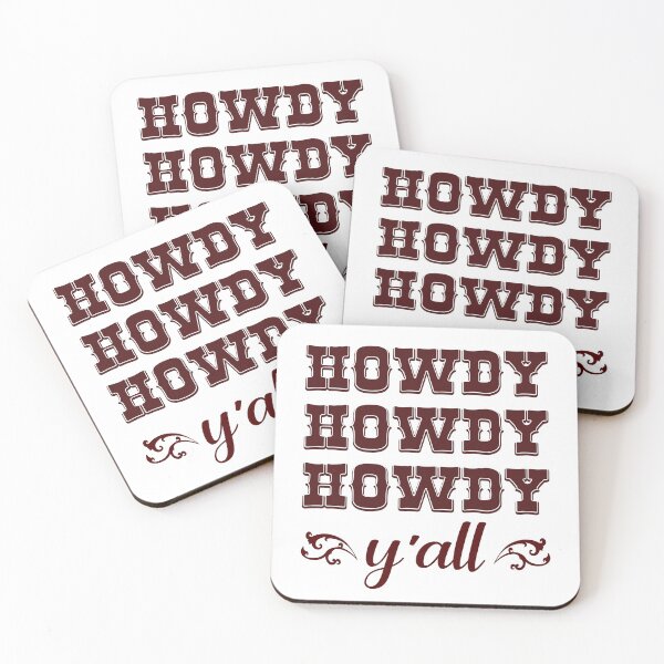 Item preview, Southern Howdy Howdy Howdy Y'all Cowboy Cowgirl Western designed and sold by ittybittyowl.