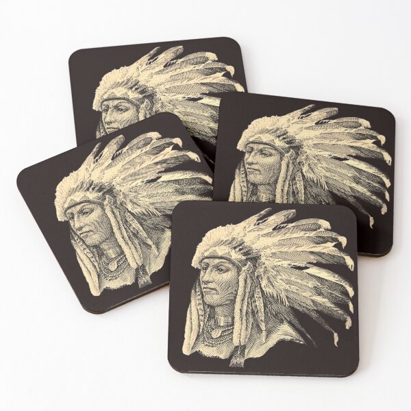 Item preview, American Indian Chief with Headdress     designed and sold by joseech.