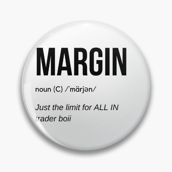 Item preview, MARGIN Definition (Black) designed and sold by TraderShirts.