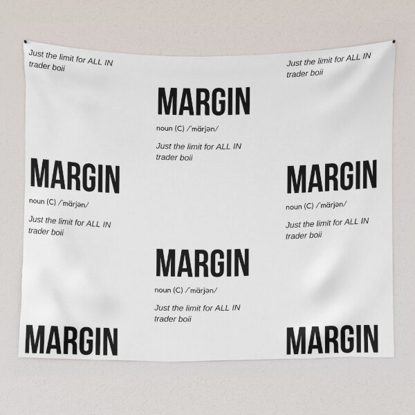Item preview, MARGIN Definition (Black) designed and sold by TraderShirts.